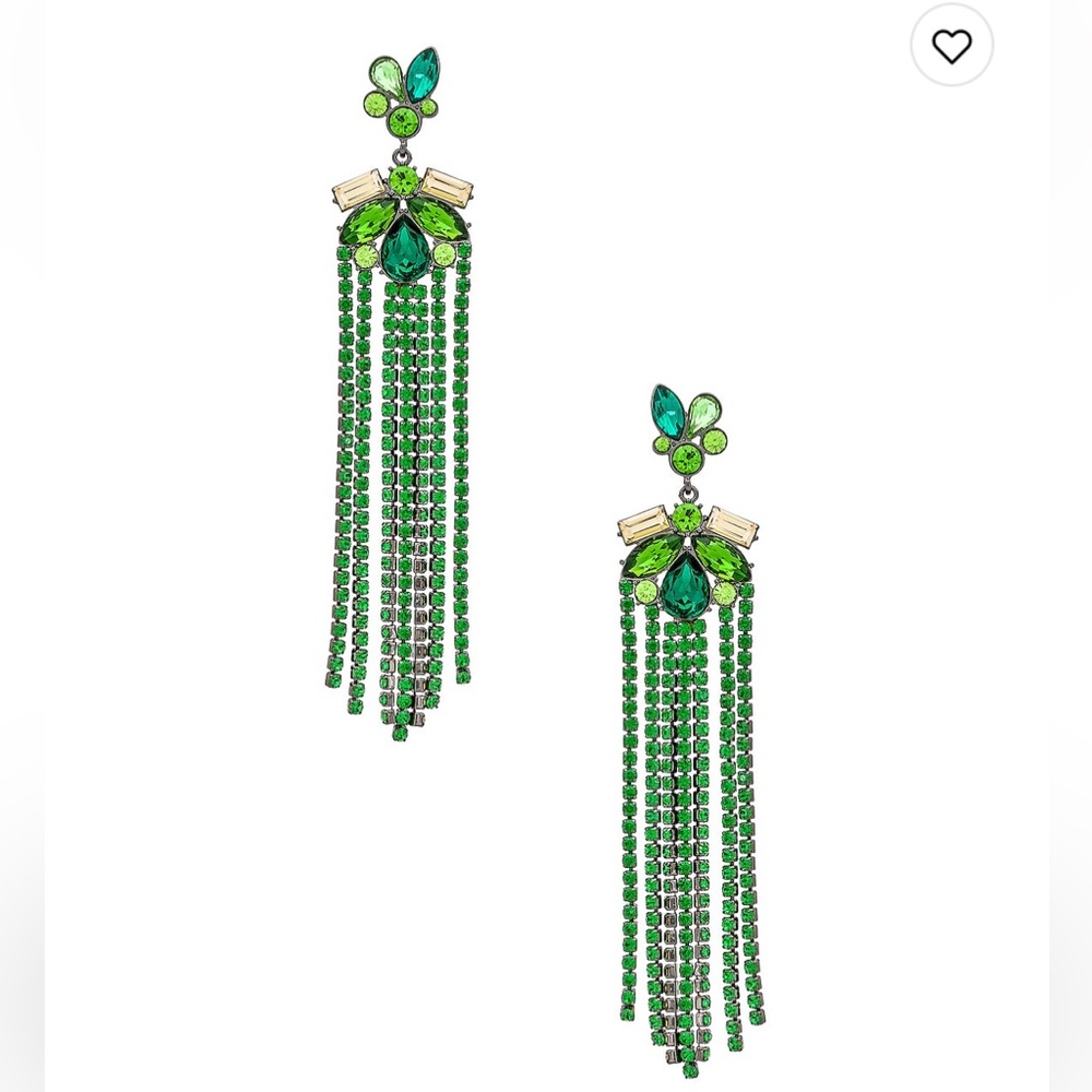 DUNDAX x REVOLVE Linda Earrings in Green
